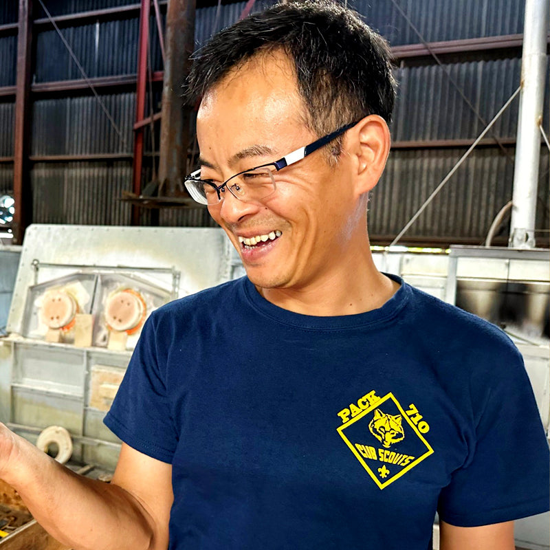 Portrait of Soejima Glassware master artisan