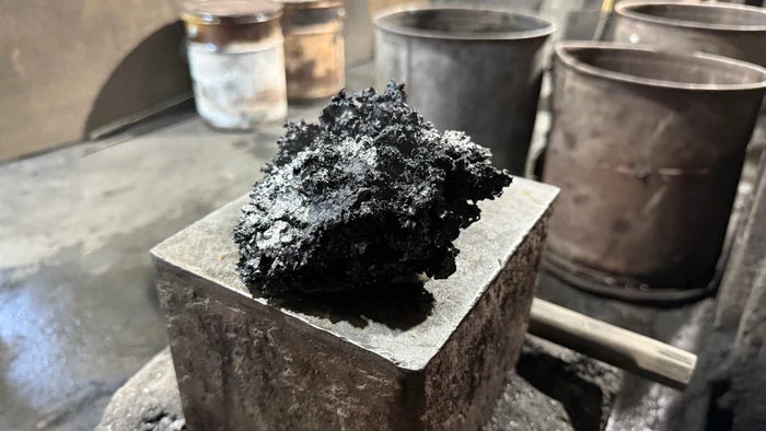 Piece of raw tamahagane steel from Bizune Osafune Swordsmith