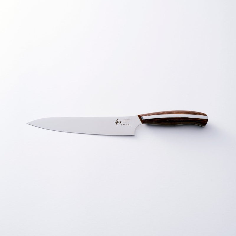 NAGOMI 2 - Piece Set (Closeup on Petty Knife) by Mitsuboshi Cutlery on white background